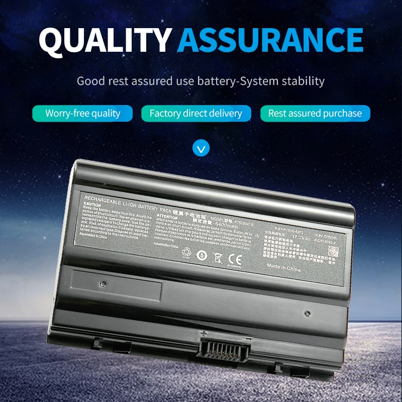 SOMI P750BAT-8 14 8 В 82 Втч оригинальный аккумулятор для ноутбука Clevo P750ZM P775DM Terrans Force X799 X599