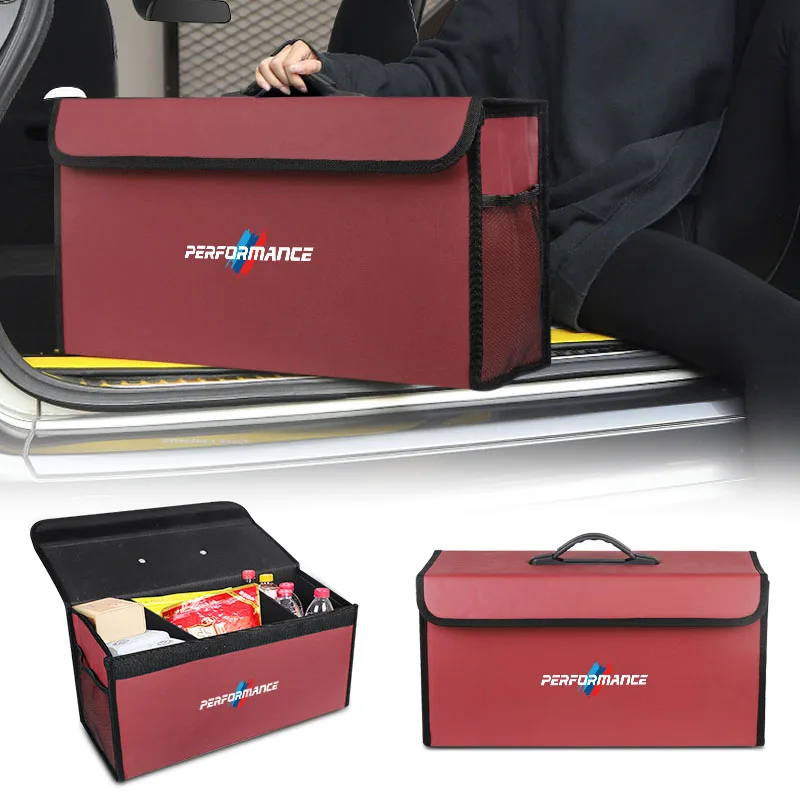 Автомобильный багажник, коробка для хранения, органайзер для путешествий, сумка для всякой всячины для кемпинга для BMW Performance E30, E34, E36, E39, E46, E52, E53, E60, E61, E62, E70, E71, X1