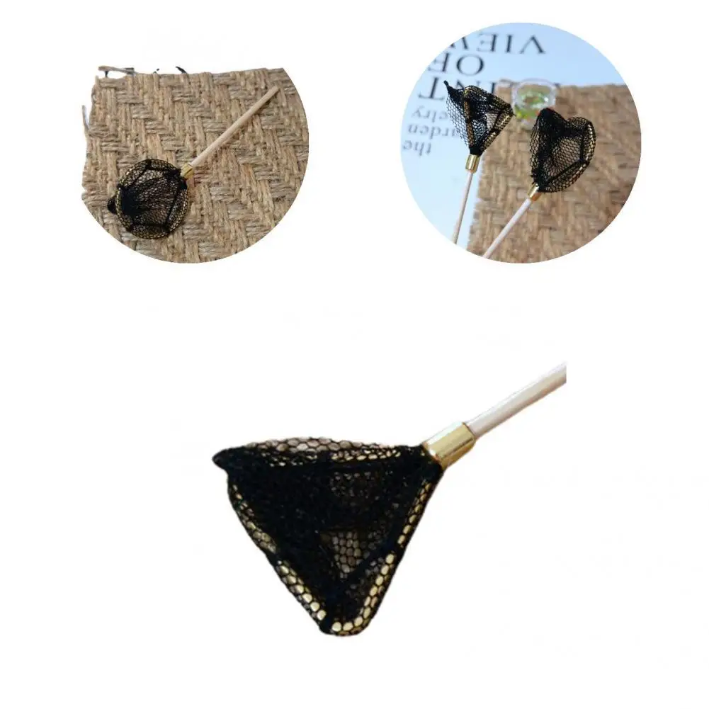 

2Pcs Helpful Fishing Net Model Lightweight Metal Simulation Fishing Net Dollhouse Little Fishing Net