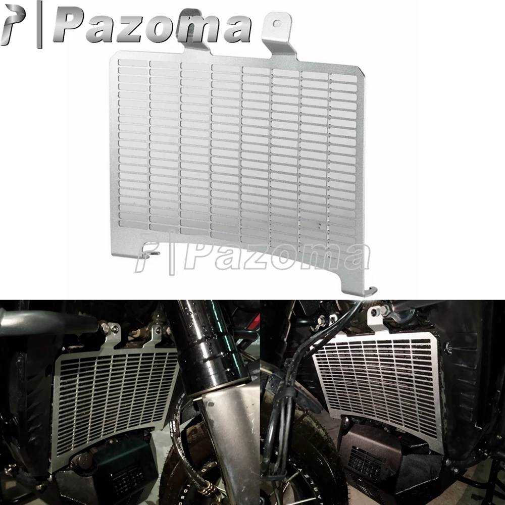 

Chrome Motorcycle Radiator Grille Protection Guard Cover for HARLEY PAN AMERICA 1250 S RA1250 RA1250S RA 1250S 2021 Accessories