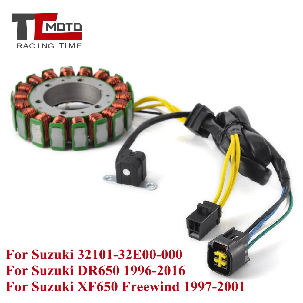 Катушка статора генератора мотоцикла для Suzuki DR650 DR 650 1996-2016 XF650 Freewind 1997 1998 1999 2000 2001 32101-32E00-000