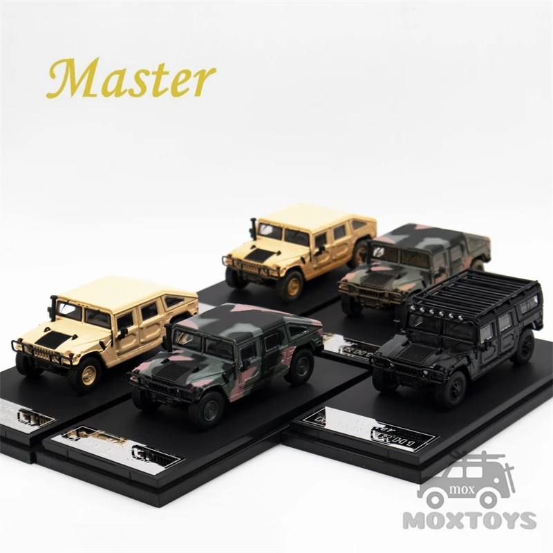 

Master 1:64 Hummer H1 Civilian version /Military Edition camouflage/Desert Yellow Diecast Model Car