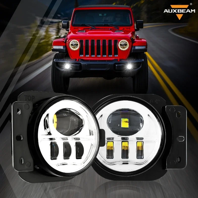 4-дюймовый автомобильный фонарь противотуманные фары сигнальная лампа для Jeep JL