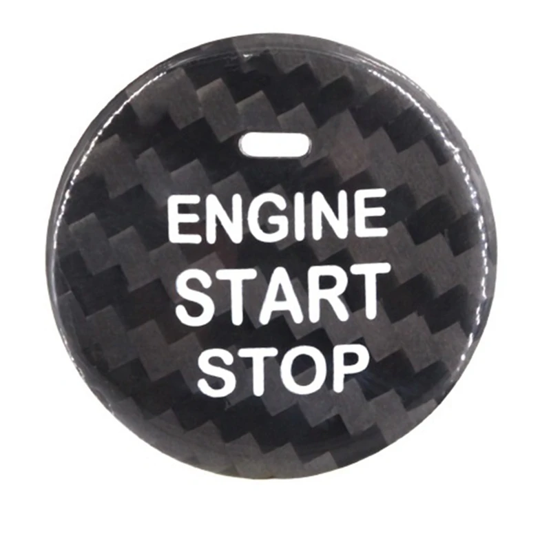

Carbon Fiber Car Engine Start Stop Button Cover Sticker for Haval Weipai VV7