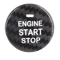 carbon fiber car engine start stop button cover sticker for haval weipai vv7