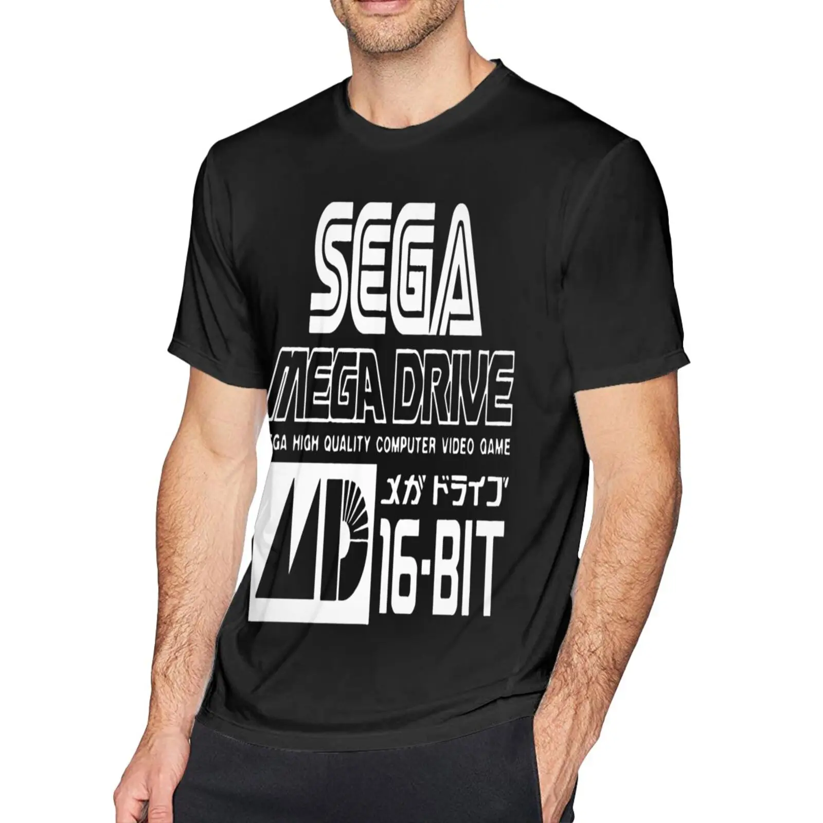 

Sega Mega Drive Genesis японская виниловая Мужская футболка, футболка оверсайз, Винтажная футболка, Мужская футболка, аниме футболка оверсайз