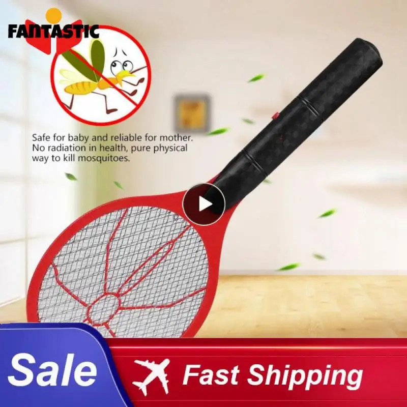 

2/4/6PCS Handheld Insects Killer Cordless Fly Swatter Trap Swatter Racket Portable Pest Control Mosquitos Killer