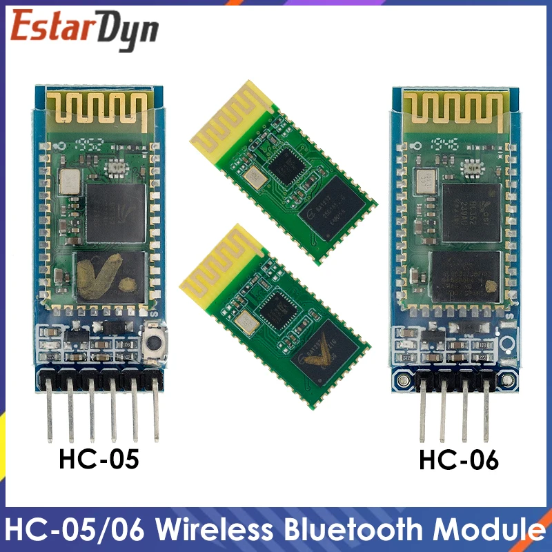 

HC-05 HC-06 Master-slave 6pin/4pin Anti-reverse, Integrated Bluetooth Serial Pass-Through Module, Wireless Serial For Arduino