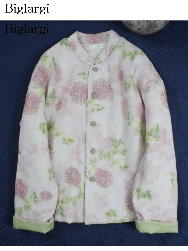 Оверсайз осенне-зимнее стеганое хлопковое пальто женские модные куртки с