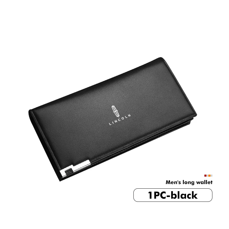 Автомобильные кошельки с логотипом, внутренний классический длинный стиль, фотоэлемент для Lincoln Mondeo MKZ MKX Aviator Navigator Continental Corsair