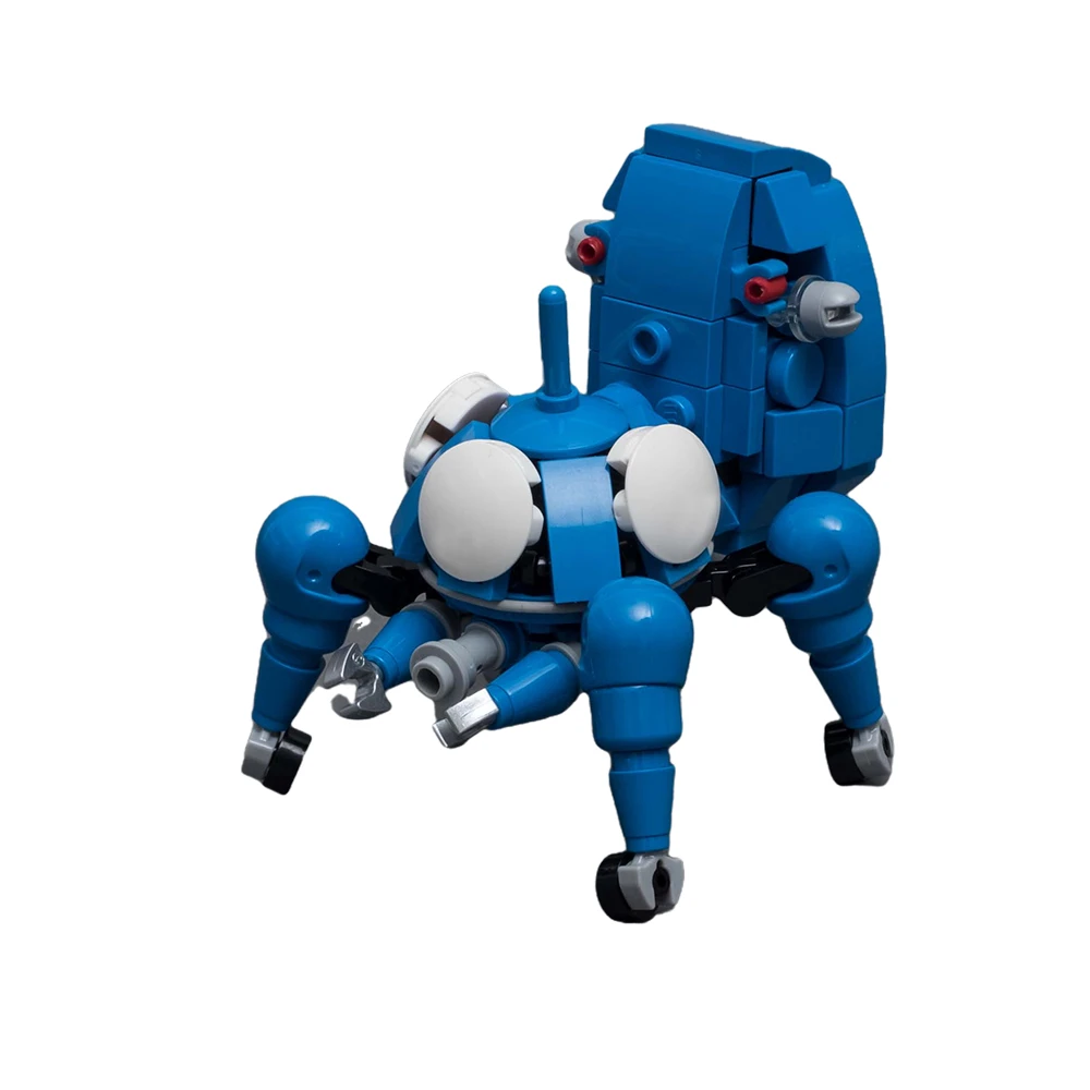 

MOC Japan Anime Blue Tachikoma Chariot Set for Ghost in the Shell Movie Building Blocks Intelligent Robot Bricks Toy Kids Gift