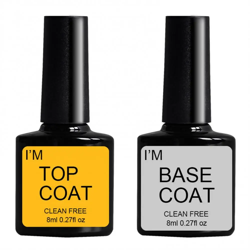 

Matt Top Base Coat Nail Polish Vernis Semi Permanant UV Soak Off Gel Nail Gel Lacquer Nail Primer Gel Nail Art Varnish 8ml