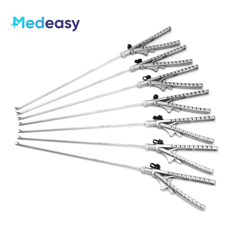 

Laparoscopy Needle Holder Forceps Heavy Type Straight/Curved Jaw
