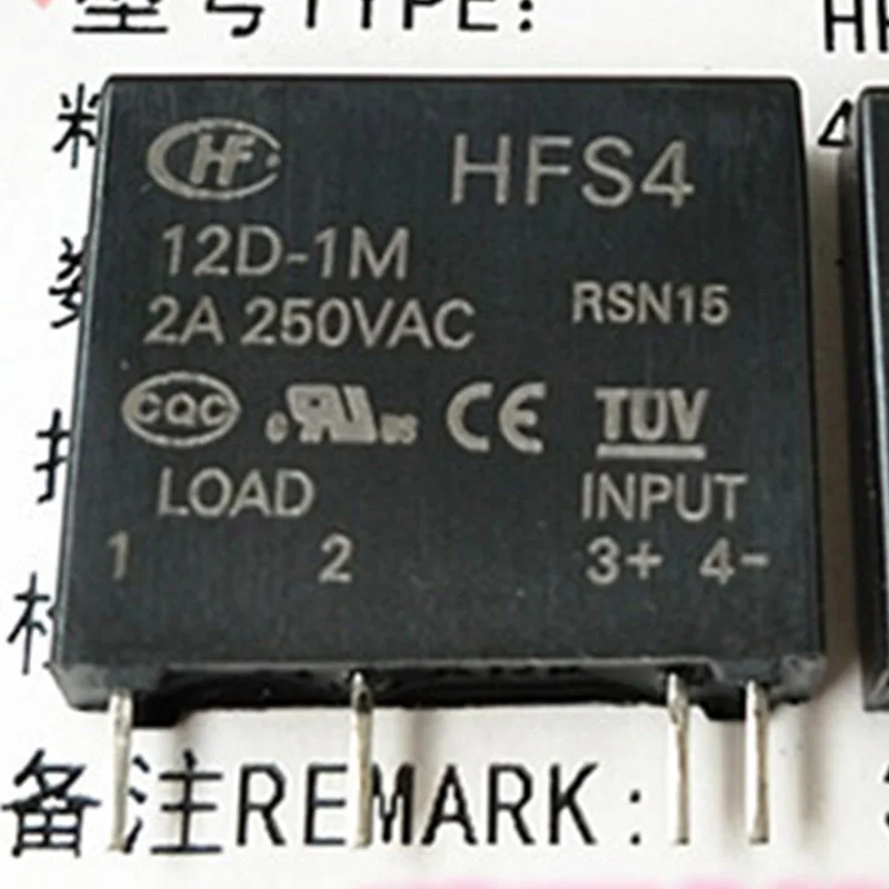 

5 шт. HFS4 12D-1M 2A 4-контактное реле HFS4 12D-1M твердотельное JGC-4F (204) НОВОЕ