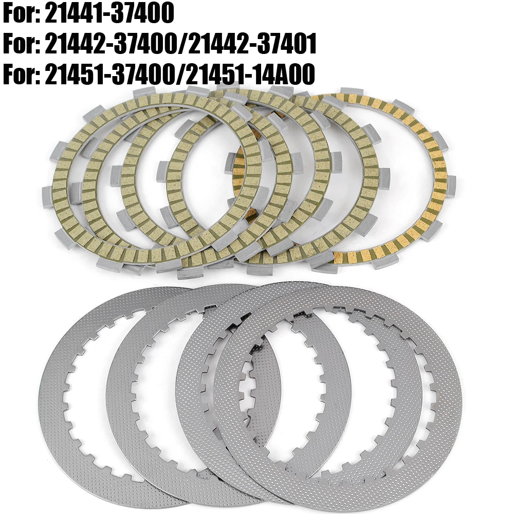 

Clutch Friction Disc Plate Kit for Suzuki DR250S VL250 Intruder LC GN250 GN250E GW250 Inazuma GZ250 TU250 21441-37400