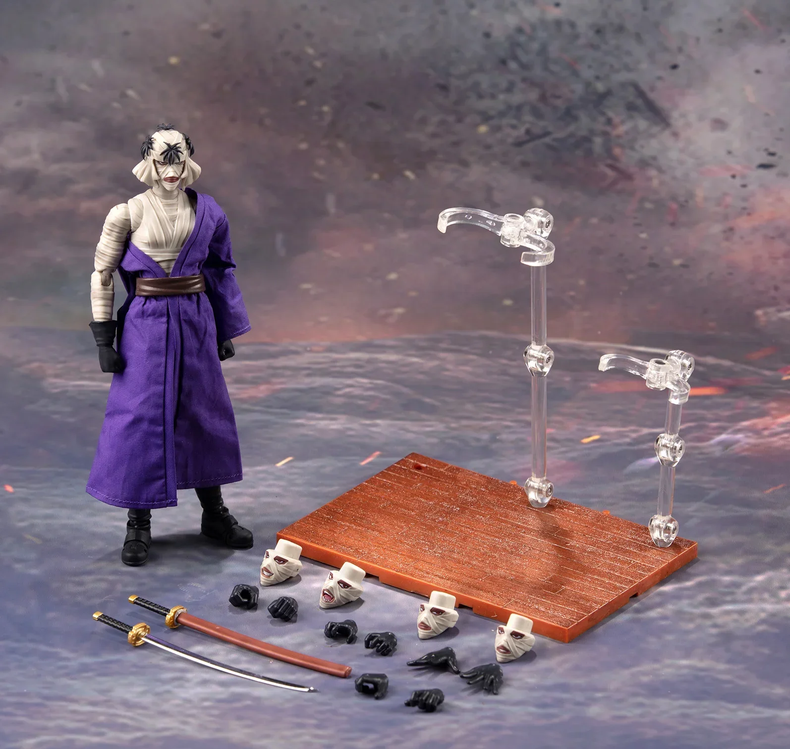 2023 Dasin GT отличная игрушка Rurouni Kenshin Shishio Makoto подвижная фигурка из ПВХ модель