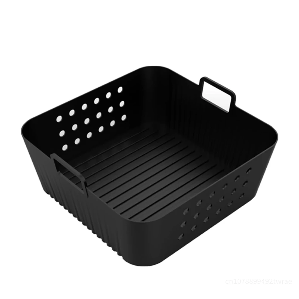 

21 см многоразовые квадратные силиконовые вкладыши для фритюрницы для Philip HD9270, аксессуары для форм для фритюрницы для Ninja AF180 AF140