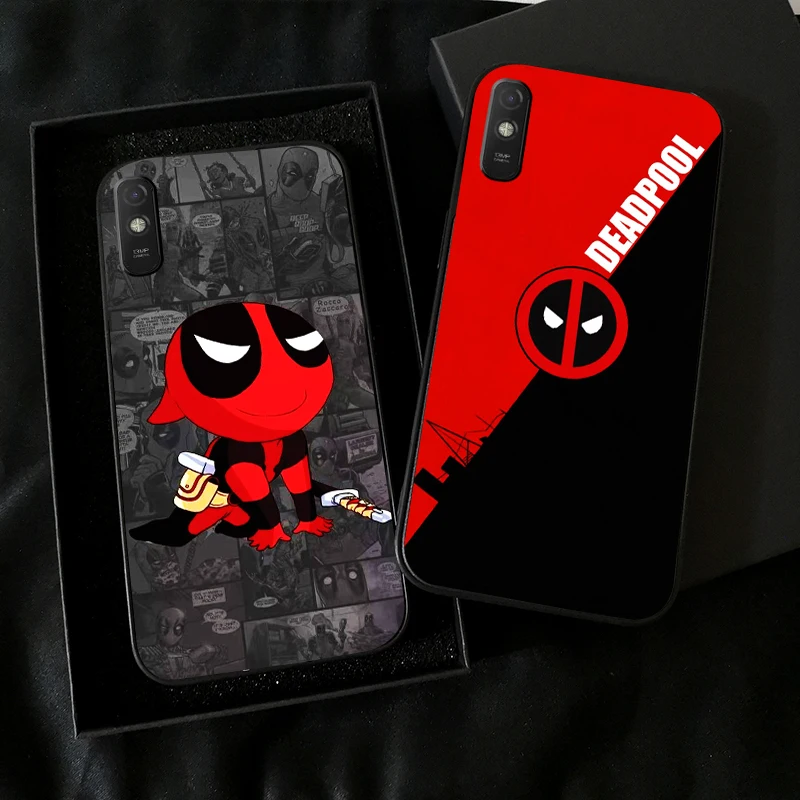 

Marvel Deadpool For Xiaomi Redmi 9A Phone Case For Redmi 9AT Soft Silicone Cover Carcasa TPU