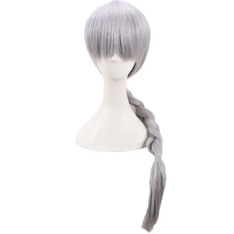 Sophie Hatter длинные косы 80 см серебристо-серый парик движущийся замок Хаула для