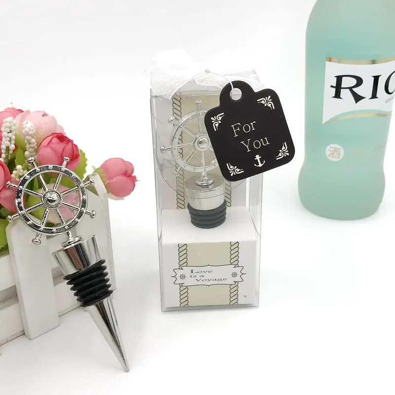 10 шт. хромированные пробки для вина в подарочной коробке