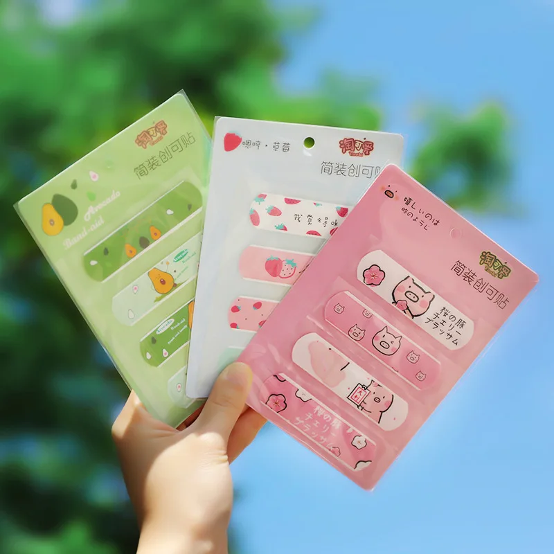 Пластыри детские с рисунком, 100 шт., водостойкие