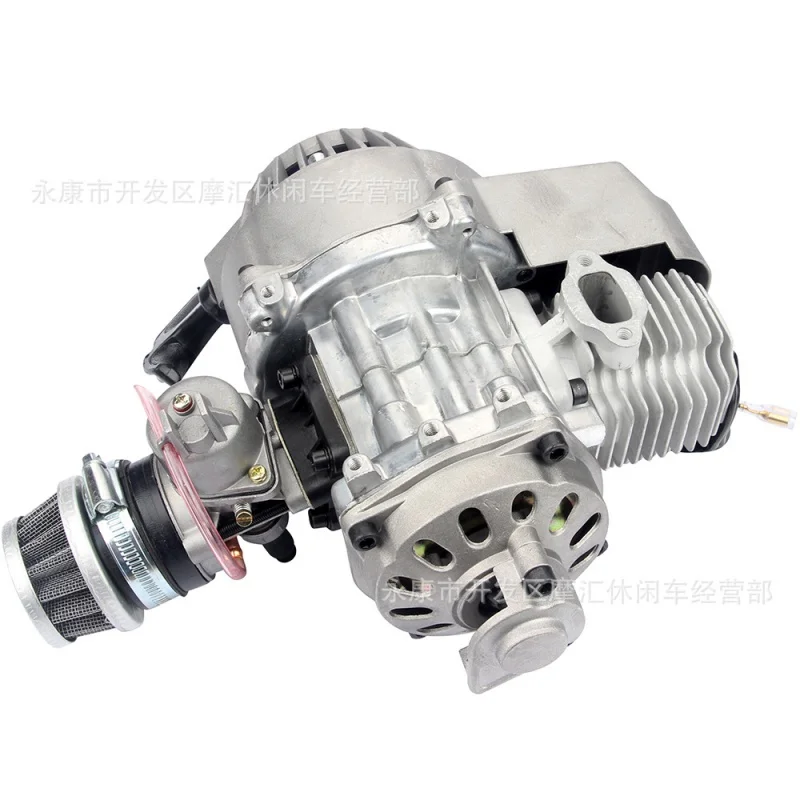 Мини-мотоцикл четырехколесный пляжный двигатель бензиновый SilverT8Fwith с крышкой