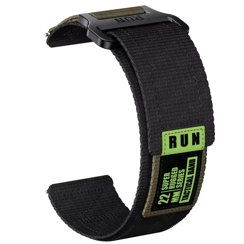 Фото Ремешок для часов 22 мм для Amazfit Bip 6, нейлоновый браслет для Amazfit Bip 5/Bip5 Unity/Balance/Cheetah, круглые ремешки Amazfit GTR 3 4 №5