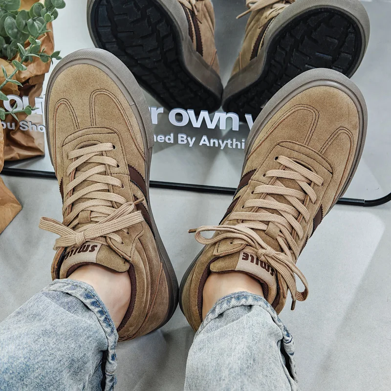 кроссовки мужские 2024 осень-зима низкие Повседневные Дышащие Трендовые туфли для