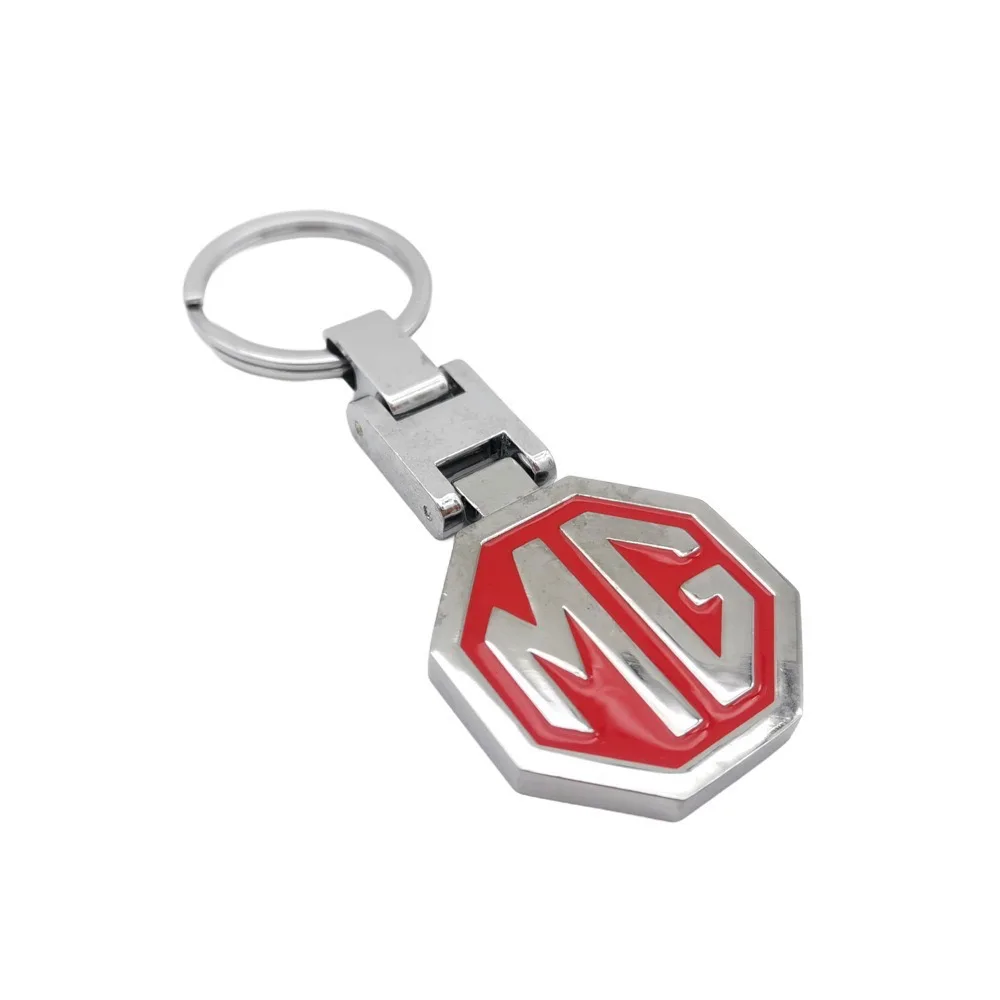 

Автомобильный брелок для ключей, подвеска, брелок из металлического сплава, аксессуары для MG ZS HS GT HECTOR MG3 MG6 MG7, украшение для ключей