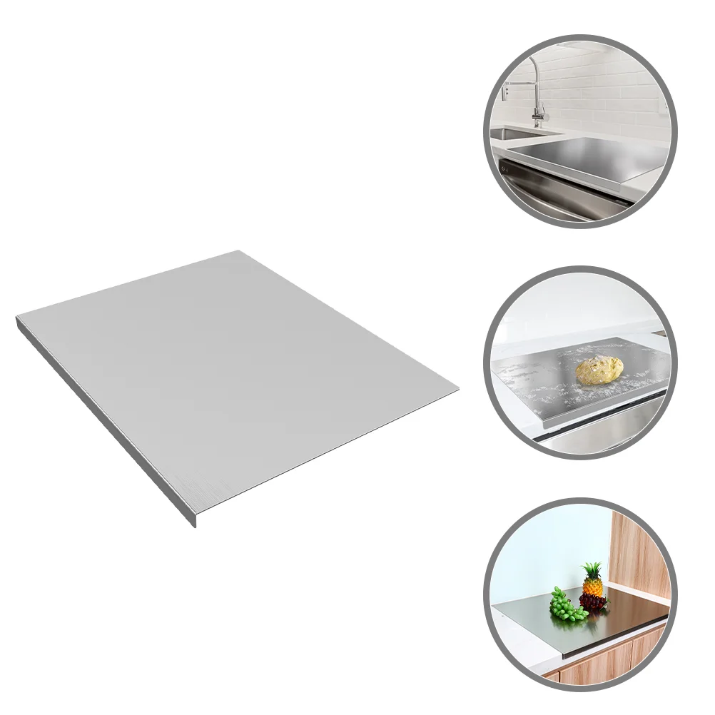 

Desktop Stainless Steel Pastry Board Anti-skid Cutting Board Metal Dough Kneading Board