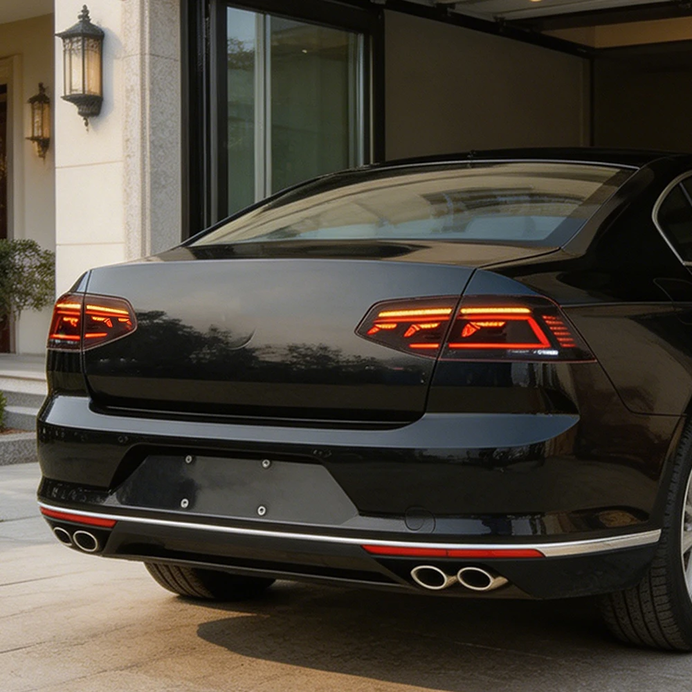 Для VW Passat B8 Magotan 2016-2019: Новые задние фонари в сборе, обновленный стиль, динамический сигнал поворота, светодиодные аксессуары (art.: 3920db385e7ff) - 3920db385e7ff