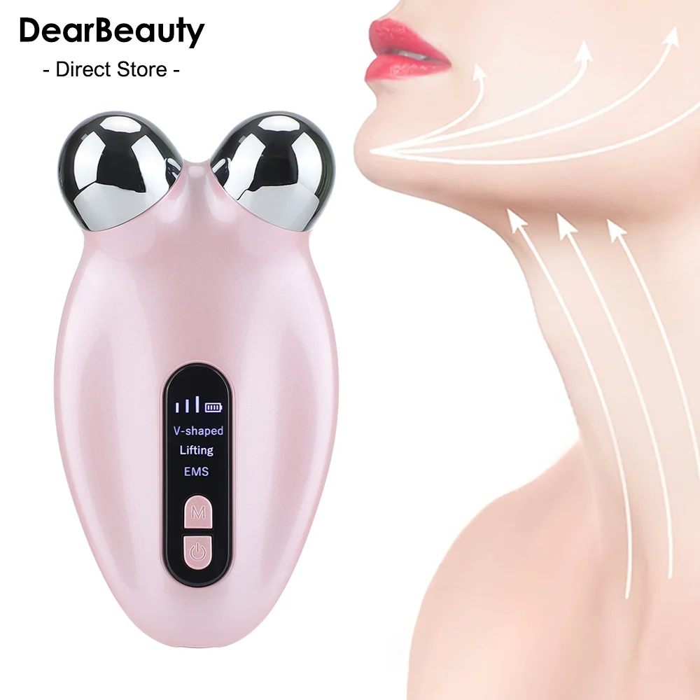 

Microcurrent Facial Massager EMS Face Roller Massagers Facial Lifting Rejuvenation Skin Tightening Remove Wrinkle Beauty Device