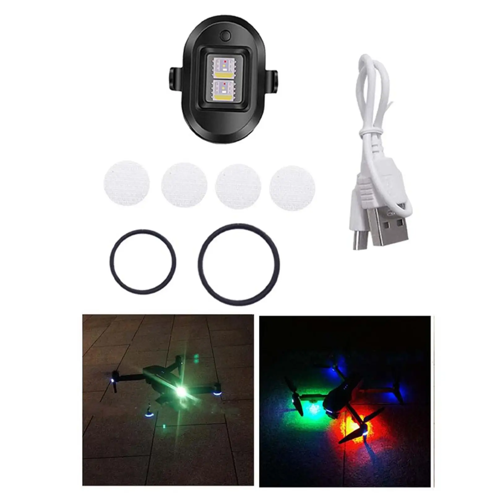 5.5G Drone Strobe Light Night Flying Visible USB Charging Anti Collision Lighting for DJI Inspire/ Phantom/ Matrice Motocycle