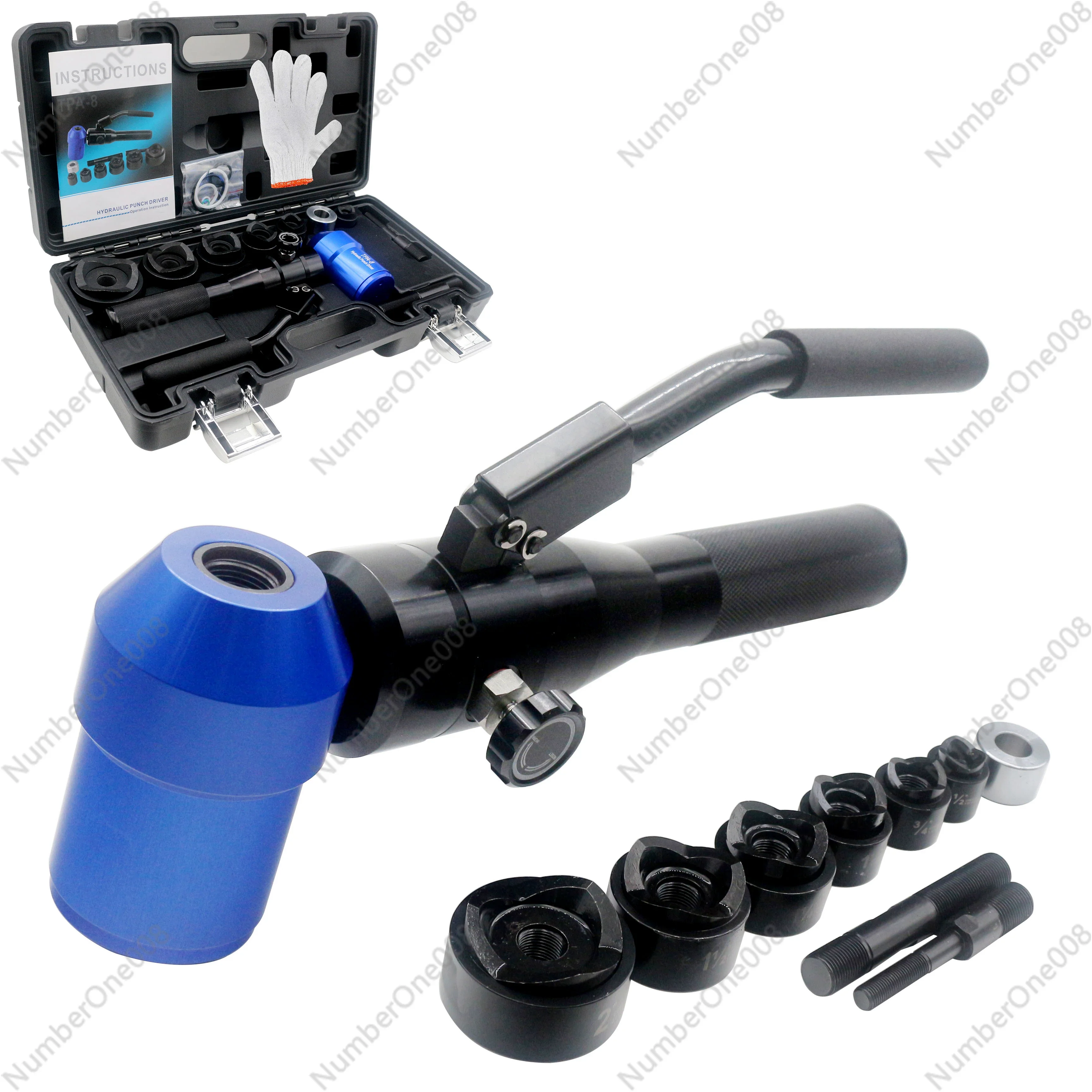 Гидравлический инструмент для изготовления отверстий iGeelee TPA-8 пуансон 22 5-61 5 мм из