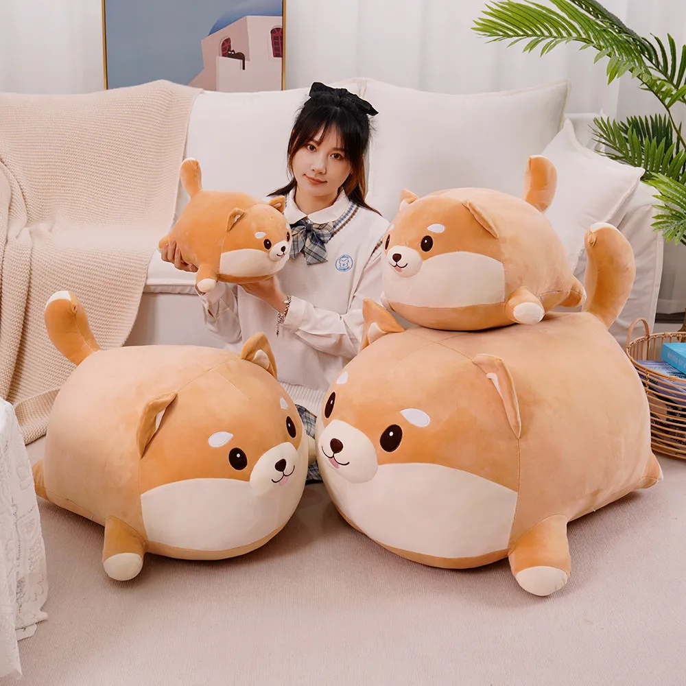 

Милая собака Шиба-ину, плюшевая игрушка, мягкое животное, чау, подушка, корги, игрушки, Рождественский подарок для детей, милый плюшевый пода...