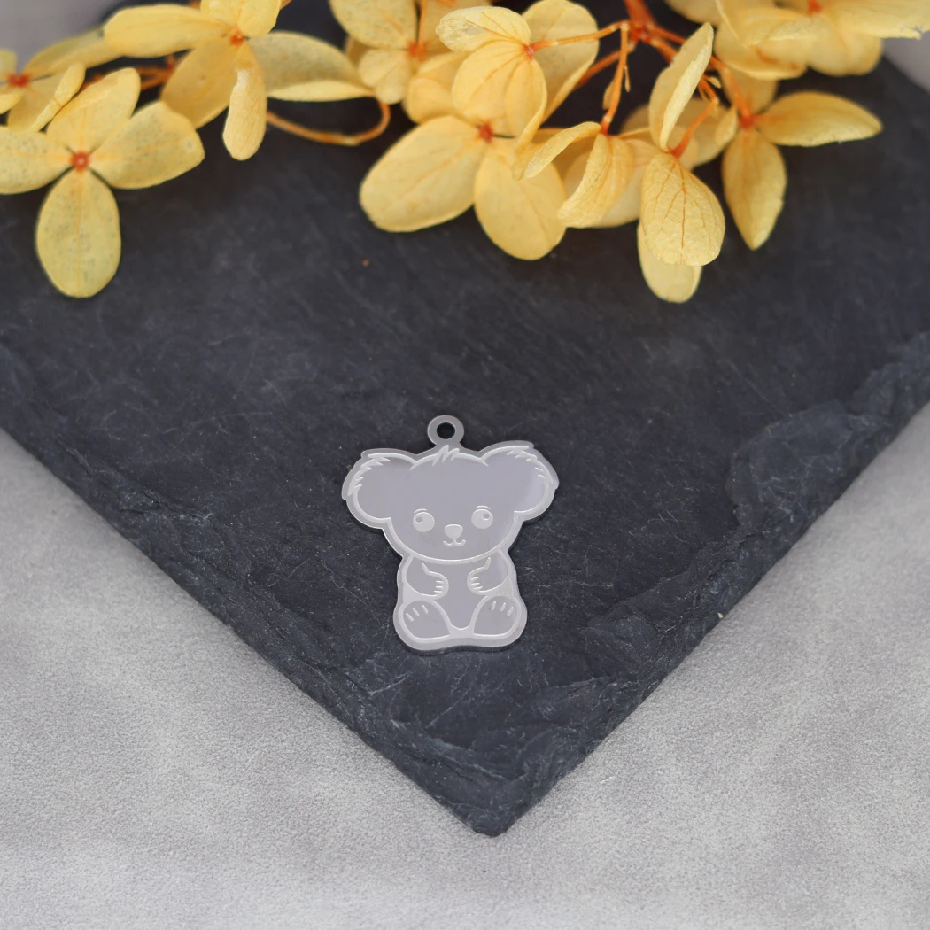 2 шт. подвески коалы из нержавеющей стали