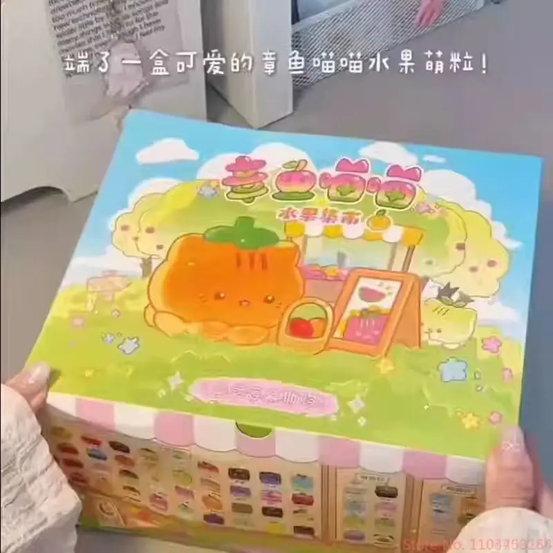 Лидер продаж, клубника Musta Octopus Cat Miao Miao Fruit Market Series, милая слепая сумка, милая очаровательная мини-модель с фруктами, подарки на складе (art.: 3920d26e7dcbe) - 3920d26e7dcbe