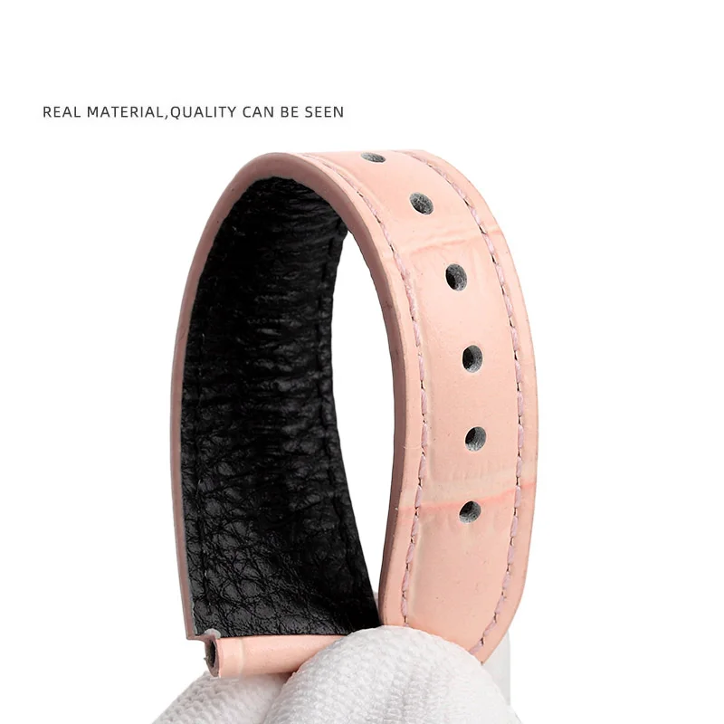 Браслет для Casio LTP-2069L ремешок часов COWYDE 18 мм выпуклый 14 модный женский розовый