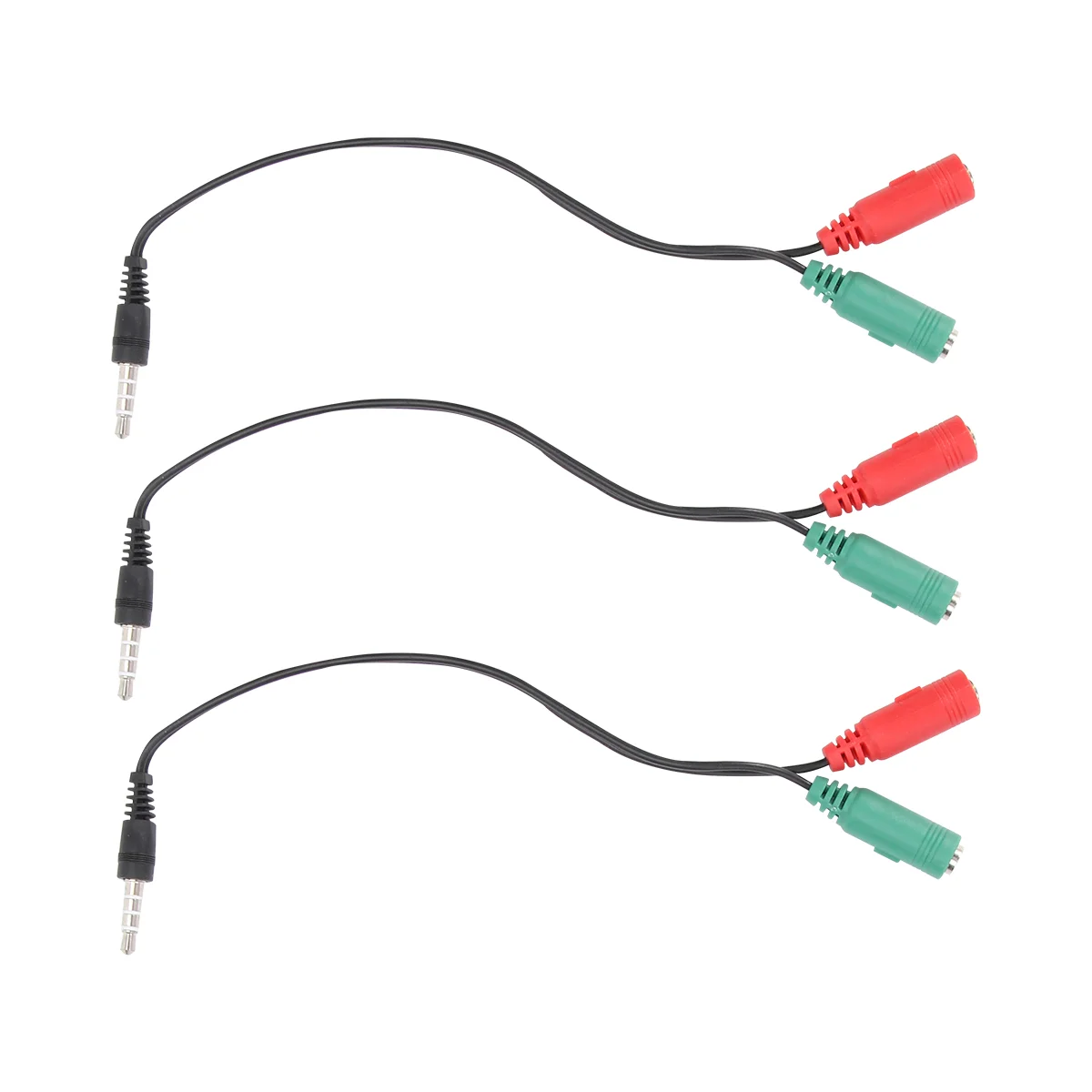 

Splitter Audio Adapter Headphone Cable Mic Gaming Earphone Headset Stereo Jack Headphones Laptop Comboy Headsets Kit Converter