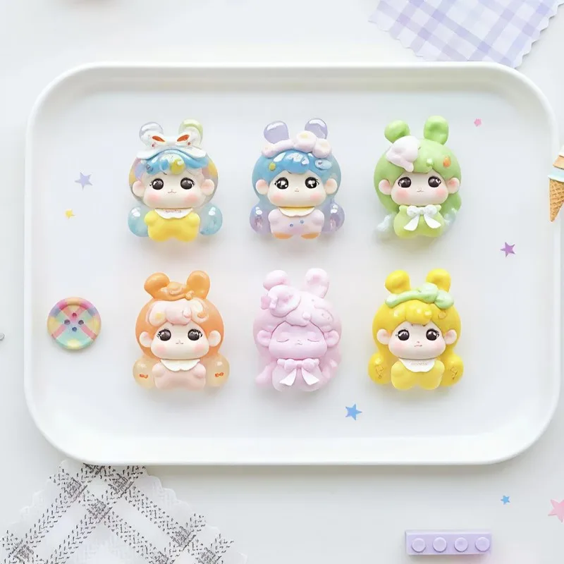 Фото Милая игрушка-антистресс Tookie Cute Bunny в слепом пакете/коробке, мини-фигурка Kawaii, настольное украшение для взрослых коллекционеров №3