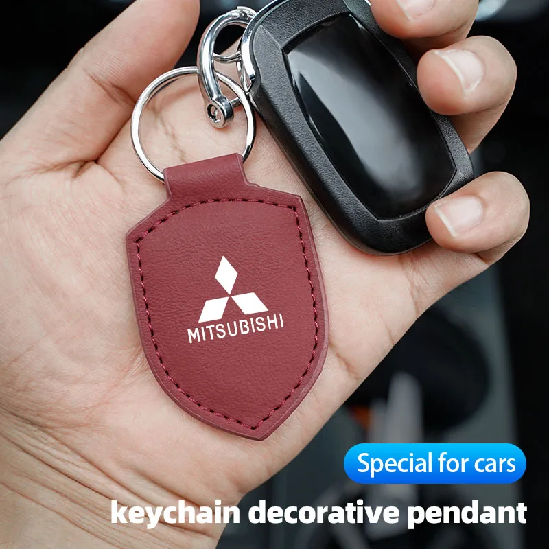 Автомобильный логотип брелок для ключей аксессуары Mitsubishi Lancer Outlander ASX Eclipse Pajero Delica