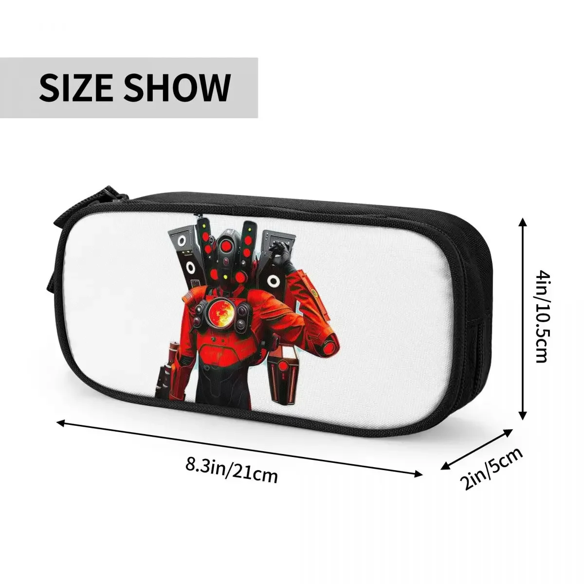 Skibidi пеналы для туалетных игр карандашей с громкоговорителем титана коробка