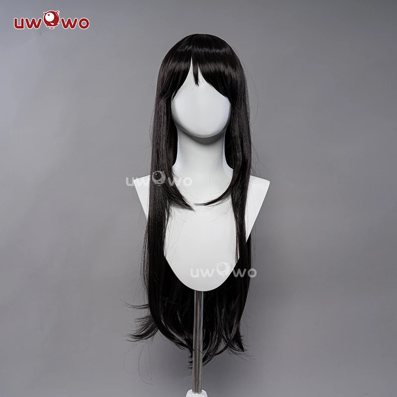 Женский парик для косплея Homura Madokaa Magicaa Akemii длинные черные волосы
