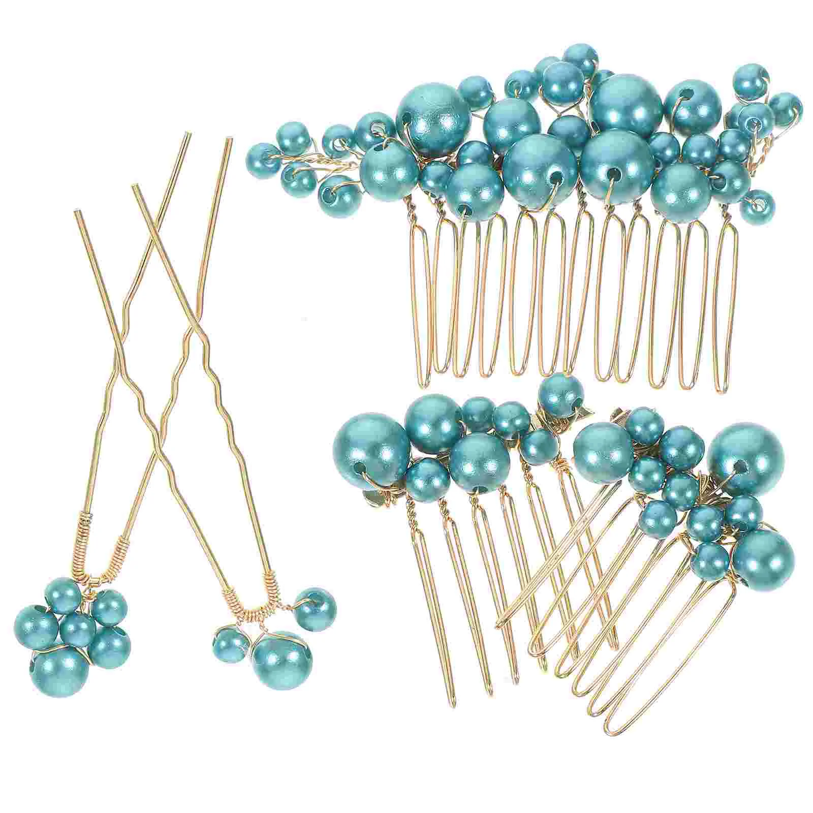 

Women Hairpins Comb Clip Bride Headpiece Wedding Accessories Brides Bridal Combs Hairclips