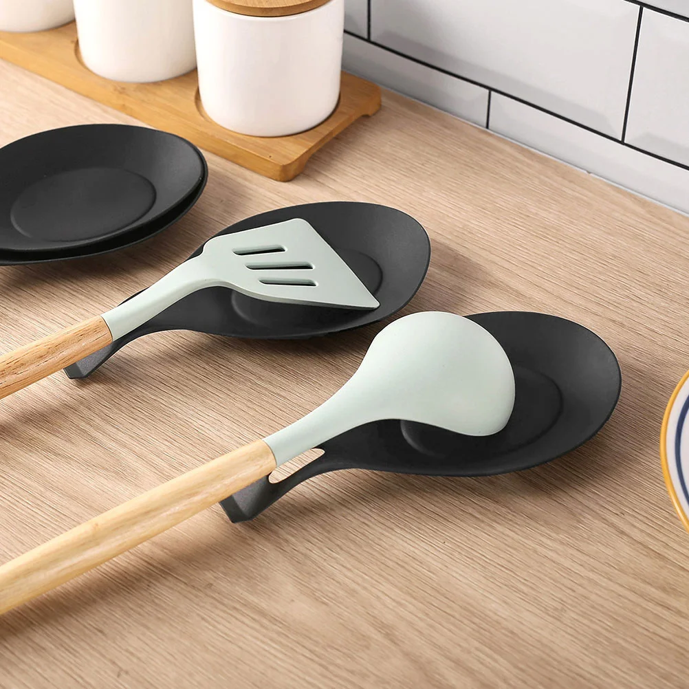 3 шт. силиконовый коврик для ложки подставка кофе держатель приготовления пищи
