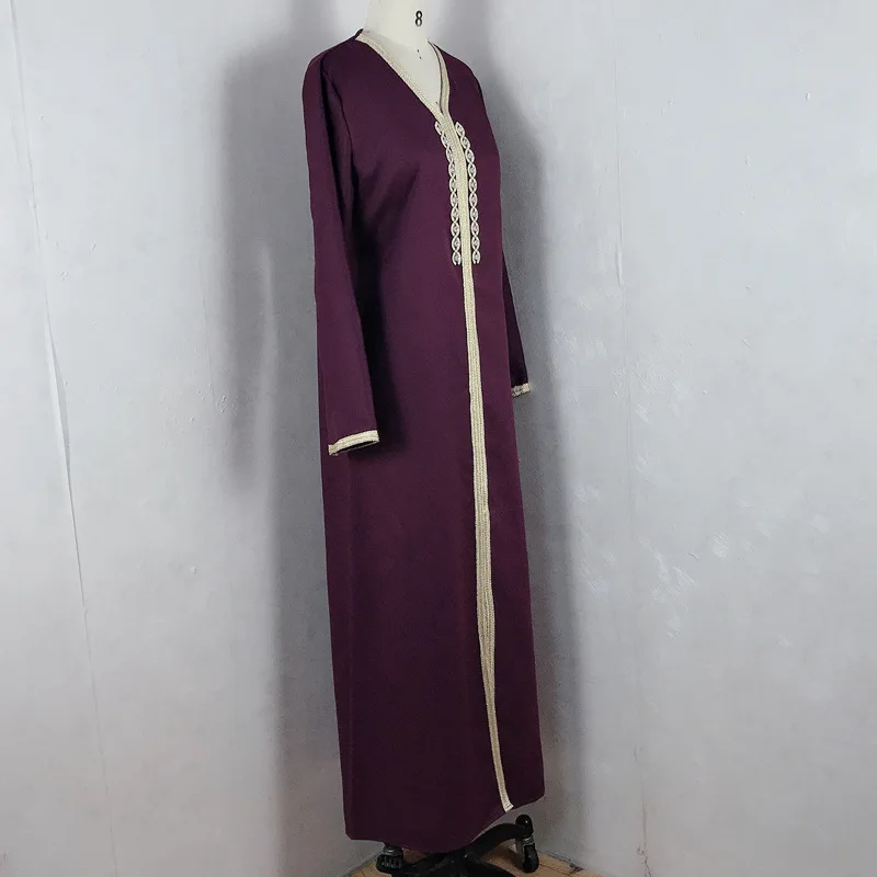 Wepbel Muslim Dress Islamic Clothing Abaya Ramadan Dubai Women's Abaya Long Dress Diamond Dress Djellaba Turkey Caftan Robe