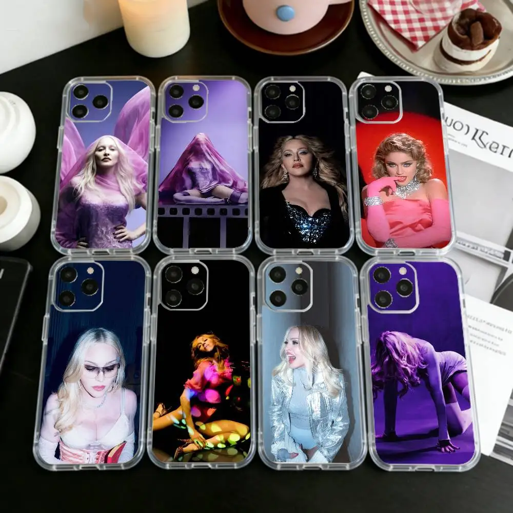 Фото Чехол для телефона Pop Queen M-Madonna Confessions II для iPhone 17 16 15 14 13 12 11 Mini Pro Max Plus, прозрачный №1