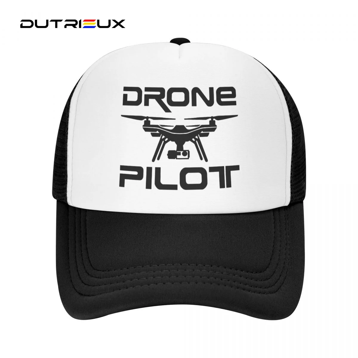 

Drone Pilot Baseball Caps Men Snapback Hats lovers Trucker Caps Women Breathable Mesh Visor Bones