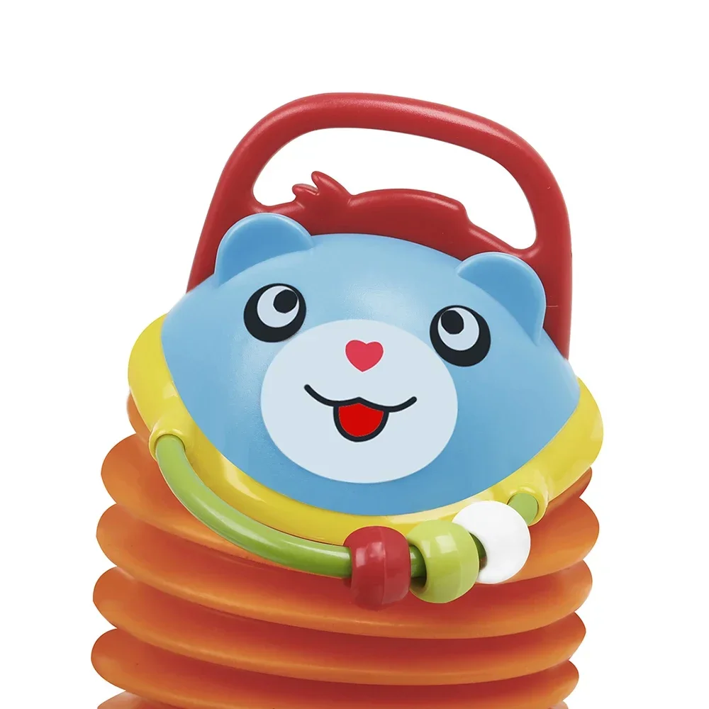 Многоцветный Мультяшный Медведь-аккордеон Музыкальная Игрушка Интерактивный