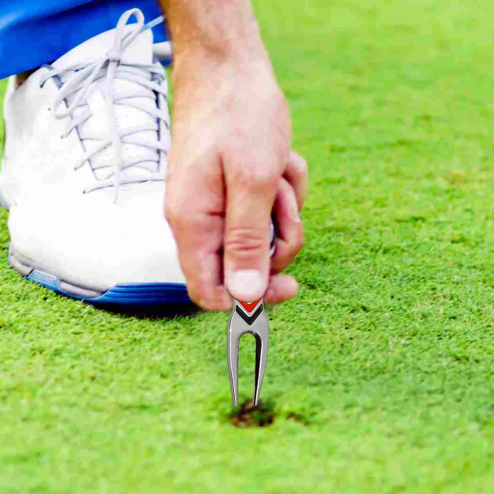 

Golf Repair Tool Divot Tool Golf Divot Tool Firm Grip Golf Repair Tool With Pop-up Button Portable Lightweight Good Wear